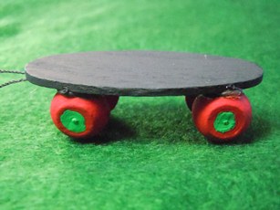 skateboard ornament